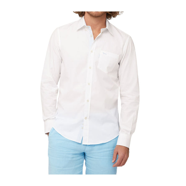 HARMONT & BLAINE Camicia casual Camicia Uomo con taschino Bianco celeste - Francavilla Moda